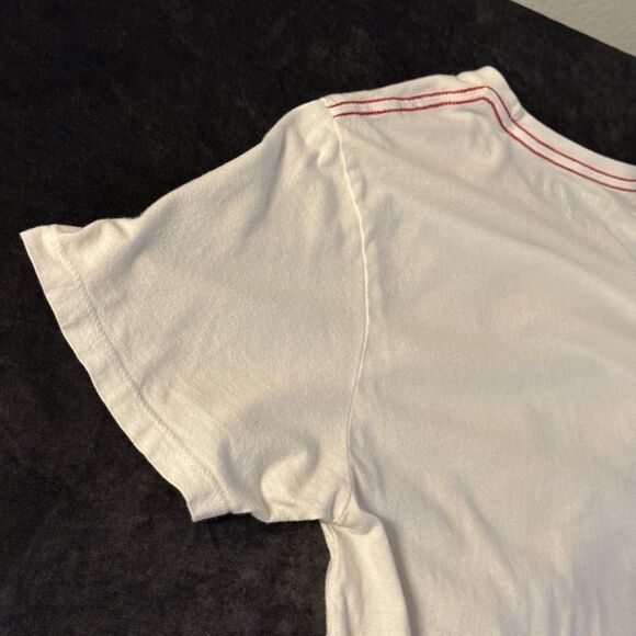 True Religion Graphic Tee | Size M | Red Horseshoe Logo | Streetwear LA Vibes - Picture 5 of 12